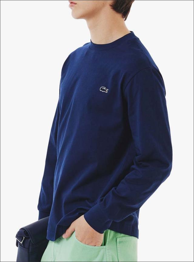 LACOSTE　長袖シャツ ラコステ 長袖ポロシャツ LACOSTE ロングスリーブ ポロシャツ メンズ ホワイト 白 ブラック 黒 ネイビー 紺 LONG SLEEVE  POLO SHIRT L1312 ウエア トップス ポロシャツ ワンポイント ワニ 長袖 定番 人気 父の日 プレゼント | Z-CRAFT