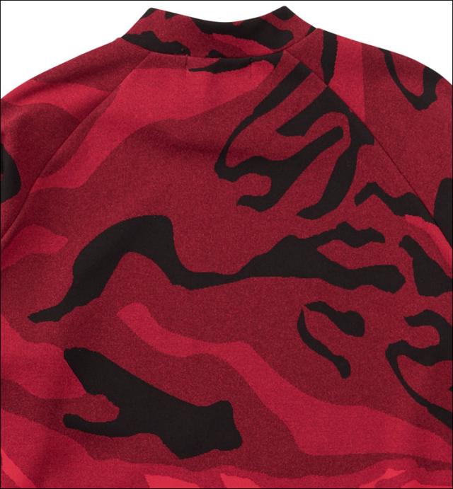 ルコックスポルティフ ゴルフ メンズ ウェア RIJOUME マーブル柄 グラデーションジャガード ハイネック 長袖シャツ QGMWJB25 2023年秋冬モデル M-LL ルコックスポルティフ ゴルフ メンズ ウェア RIJOUME マーブル柄