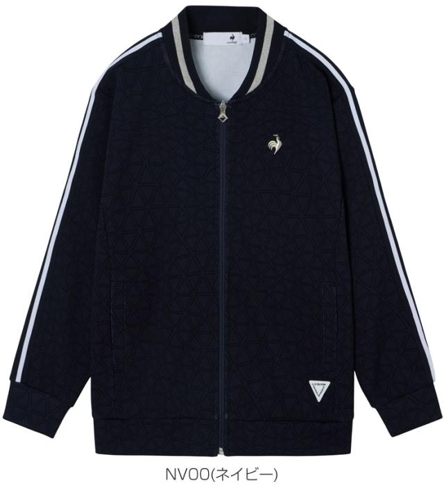 ルコックスポルティフ ゴルフ トライアングル総柄 フルジップジャージ