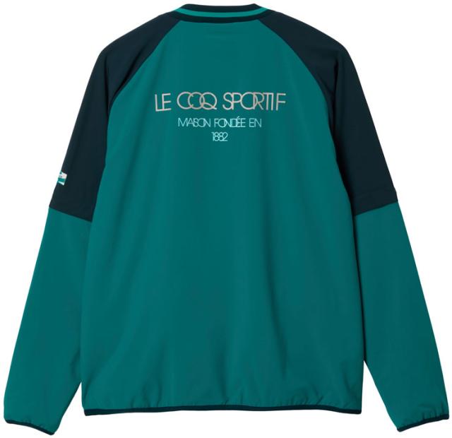 ルコックスポルティフ ゴルフ プルオーバー 2WAY クルーネック ブルゾン ウェア メンズ 2025年秋冬モデル M-3L LG5FWB03M ルコックスポルティフ ゴルフ プルオーバー 2WAY クルーネック