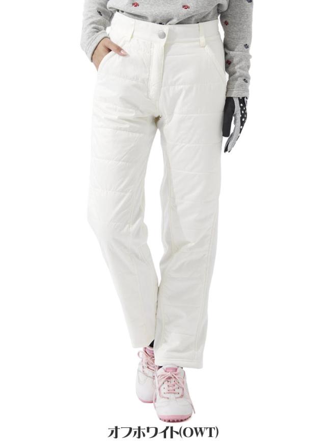 マリクレール ゴルフ レディースウェア 異素材 ハイブリッド ロングパンツ 732-312 M-LLの通販は