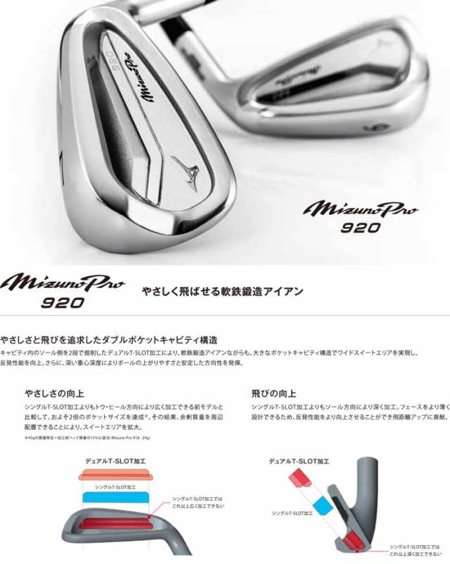 高質で安価 ミズノ ミズノプロ アイアンセット 920 Mizuno Pro 6S