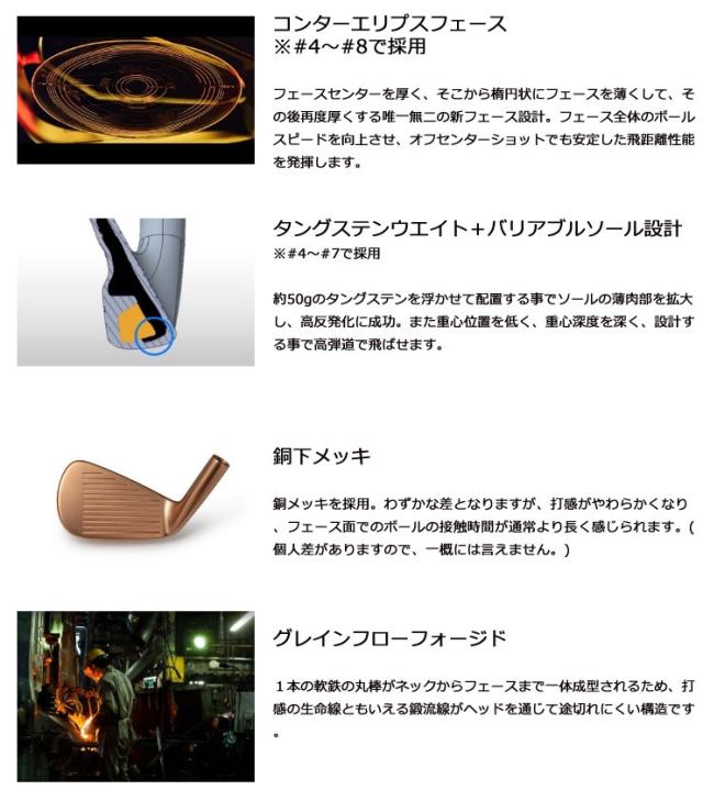 ミズノ Mizuno Pro M-15 アイアン フジクラ 25NEW MCI80 シャフト 単品