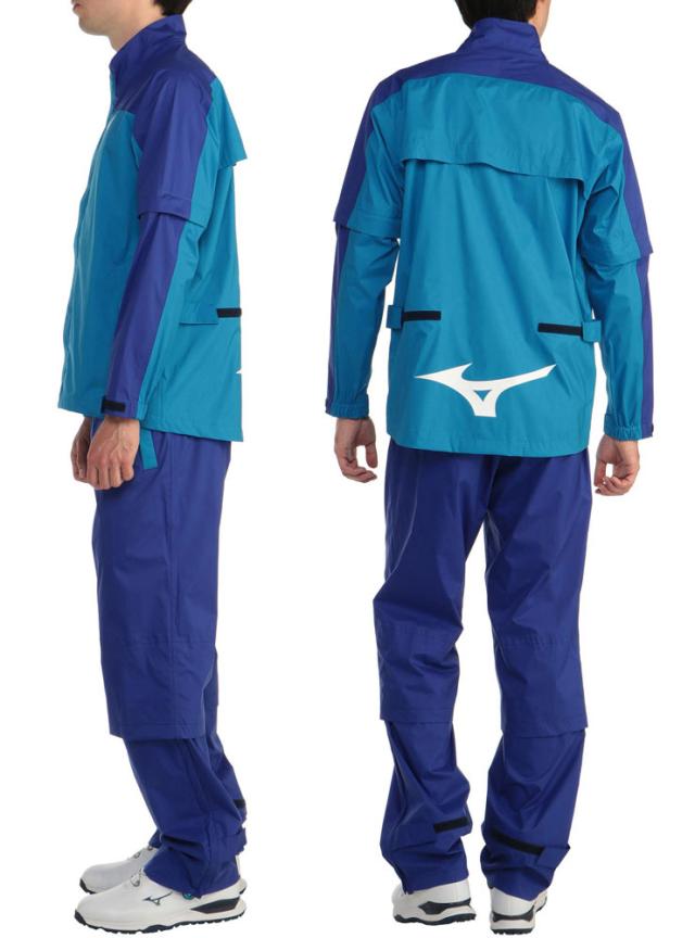 ミズノ メンズ ゴルフ レインウェア ムーブレインスーツII 上下セット