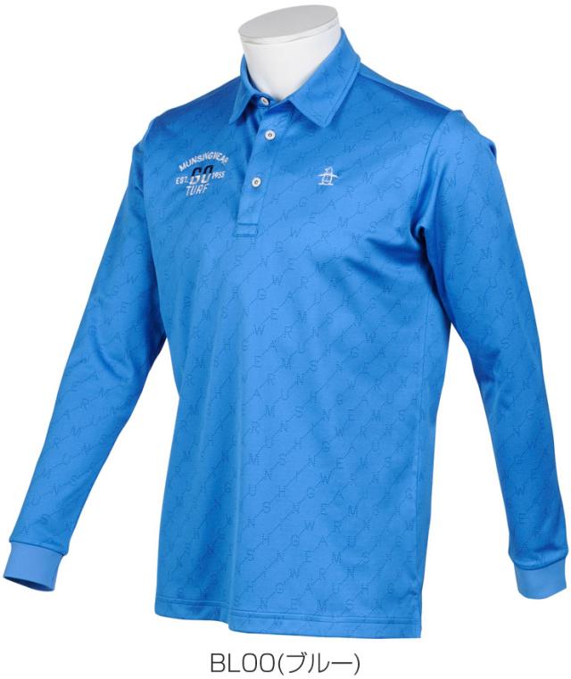 マンシングウェア メンズ ゴルフウェア レジメンタルジャカード 長袖 ポロシャツ Mgmpjb03 M 3lの通販はau Pay マーケット ゴルフプラザ グリーンフィル