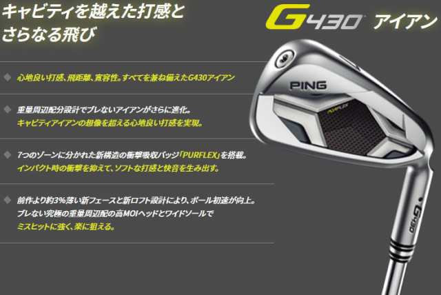 特注カスタムクラブ ピン G430 アイアン PING TOUR 2.0 CHROME I