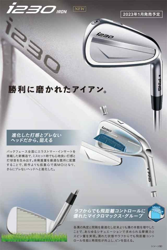 特注カスタムクラブ ピン i230 アイアン PING TOUR 2.0 CHROME I