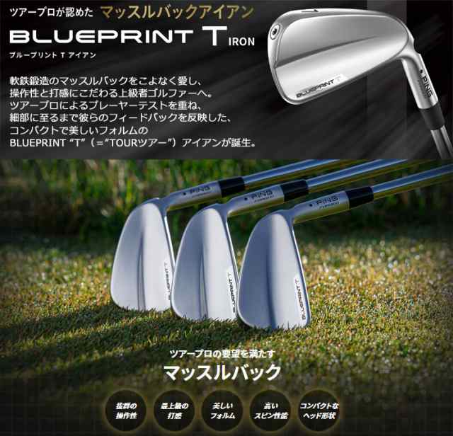 特注カスタムクラブ ピン BLUEPRINT T アイアン AWT 2.0 LITE スチール