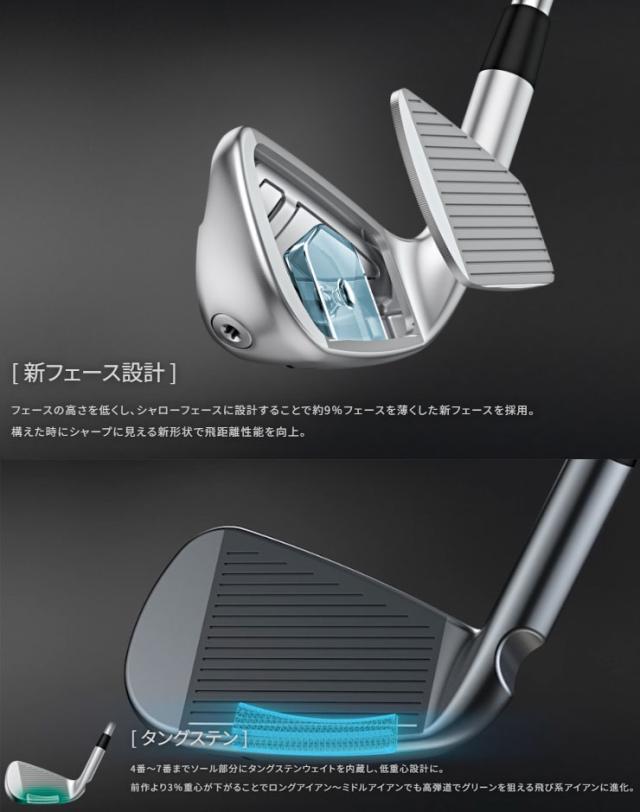 特注カスタムクラブ ピン i540 アイアン N.S.PRO 750GH NEO シャフト