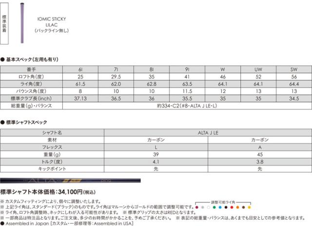 特注カスタムクラブ ピン G Le4 アイアン N.S.PRO MODUS3 SYSTEM3 TOUR125 シャフト 単品[＃6、＃7、＃8、＃9、W、UW、SW]_4