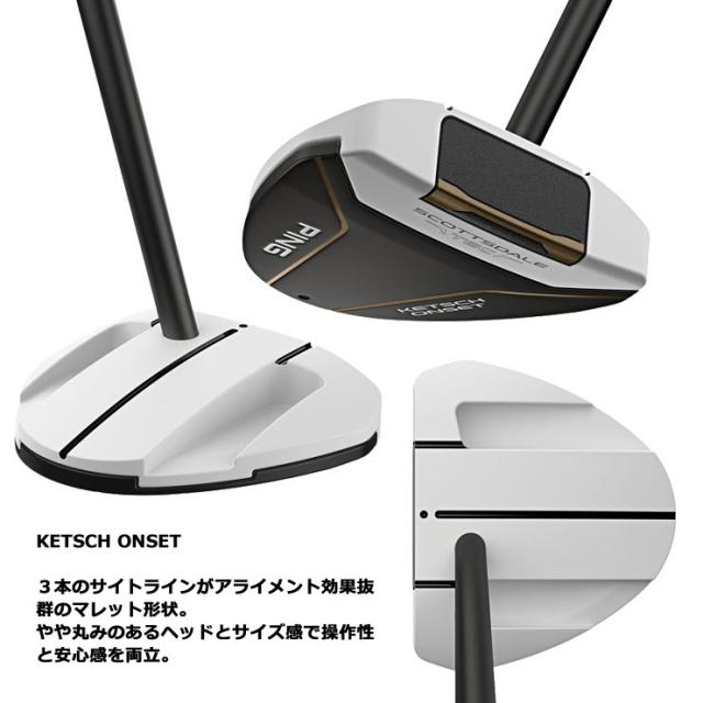 ピン SCOTTSDALE TEC KETSCH ONSET パター PING SuperStroke TOUR 2.0 