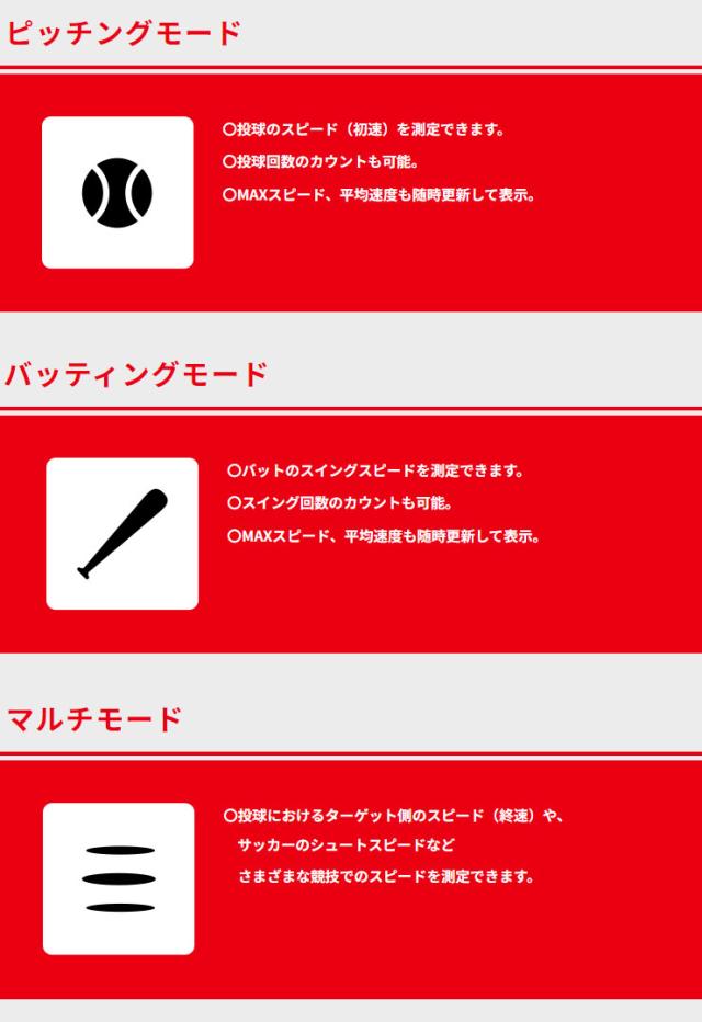 プロギア レッドアイズポケット マルチスピード測定器 HS-130_6