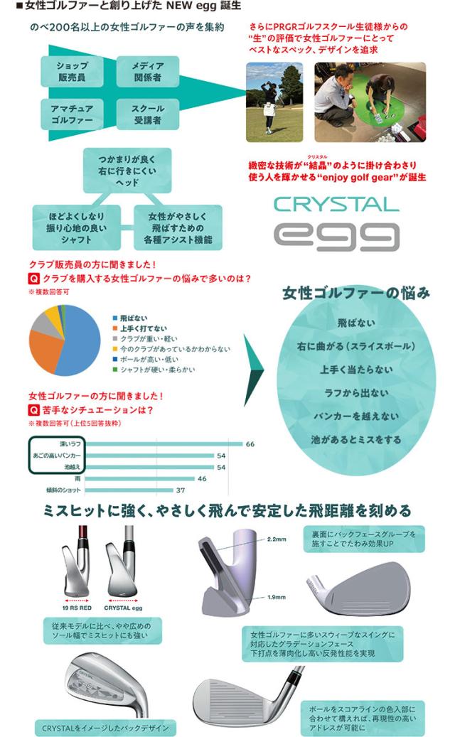 プロギア CRYSTAL egg アイアン クリスタル シャフト 4本セット[＃7-PW]_2