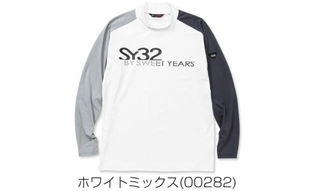 SY32 by SWEET YEARS プルオーバー モックシャツ 長袖 メンズ ゴルフウェア SYG-22A04