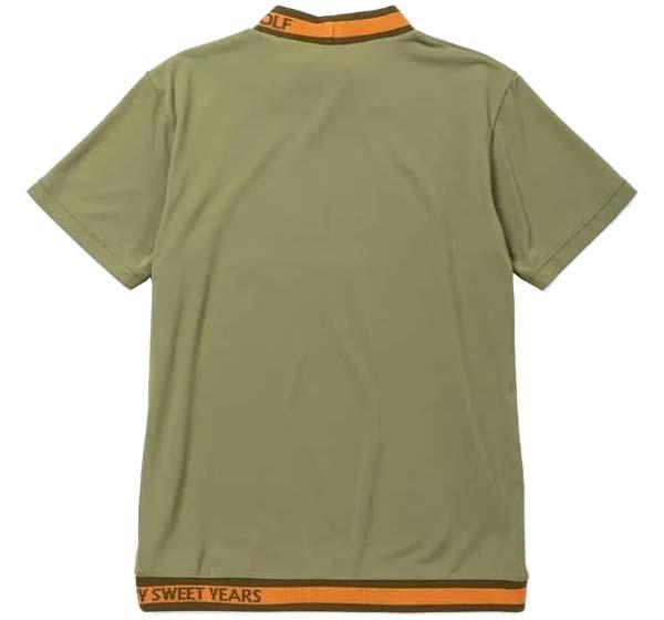 SY32 by SWEET YEARS ライト ストレッチ ロゴ モックネック 半袖シャツ ゴルフウェア メンズ 2025年春夏モデル M-XL SYG-25S038_4