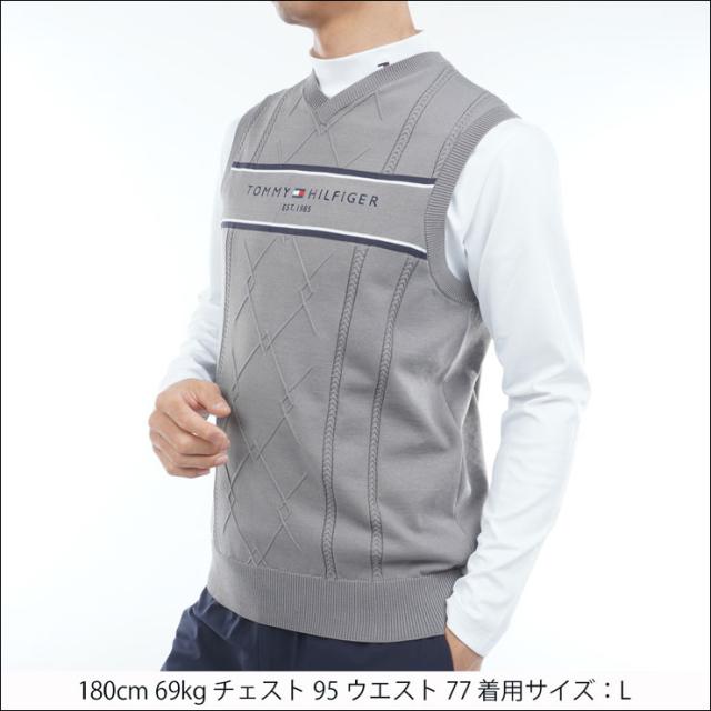 ワックメンズベスト(新品未使用) MEN COLORED WAAC ニットベスト ブラック