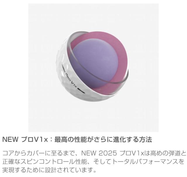 無料オウンネーム対応・3ダース価格 タイトリスト PRO V1 / PRO V1x ゴルフボール 2025年モデル 3ダース