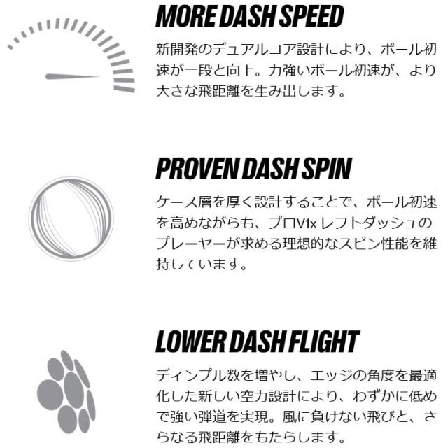 オウンネーム対応・3ダース価格 タイトリスト PRO V1x レフトダッシュ ゴルフボール 2026年モデル 3ダース [36球入り]