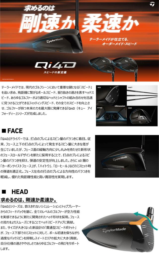 特注カスタムクラブ テーラーメイド Qi4D MAX ドライバー フジクラ Ventus TR BLACK シャフト