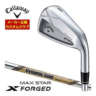 特注カスタムクラブ キャロウェイ X FORGED STAR 24 アイアン 単品[＃4] ダイナミックゴールド 120 シャフト キャロウェイ Xフォージド マックス アイアン 5本セット[＃6-P