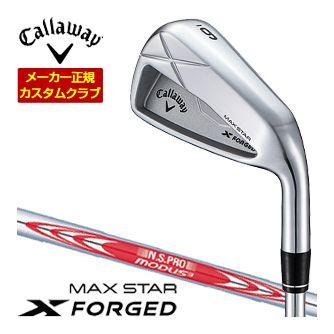 特注カスタムクラブ キャロウェイ X FORGED STAR 24 アイアン 単品[＃4] N.S.PRO MODUS3 TOUR120 シャフト 特注カスタムクラブ キャロウェイ X FORGED MAX STAR アイアン 5本