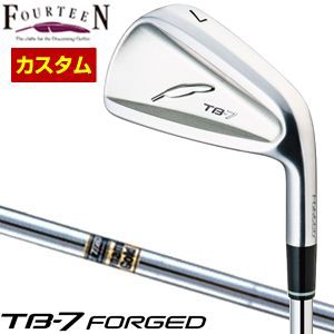 特注カスタムクラブ フォーティーン TB-7 Forged アイアン ダイナミックゴールド シャフト 4本セット[＃7-P]