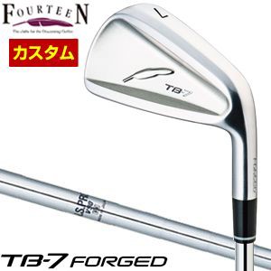 特注カスタムクラブ フォーティーン TB-7 Forged アイアン N.S. PRO V90 シャフト 4本セット[＃7-P]