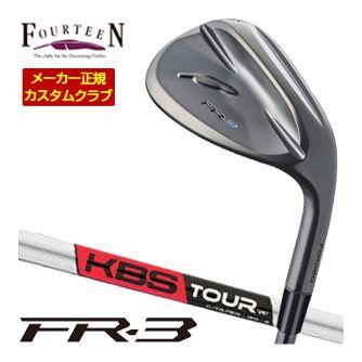 特注カスタムクラブ フォーティーン FR-3 ウエッジ ダイヤモンドブラックサテン仕上げ KBS TOUR C-TAPER シャフト 24,235円