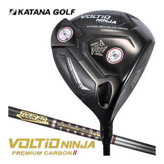 カタナゴルフ 2025年モデル VOLTIO NINJA PREMIUM CARBON II Ti ドライバー グラファイトデザイン製 オリジナル TOUR AD VG-02 シャフト