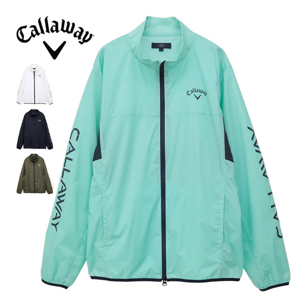 キャロウェイ ストレッチ リップストップ フルジップ ブルゾン ゴルフウェア メンズ 2025年春夏モデル M-3L C25115100