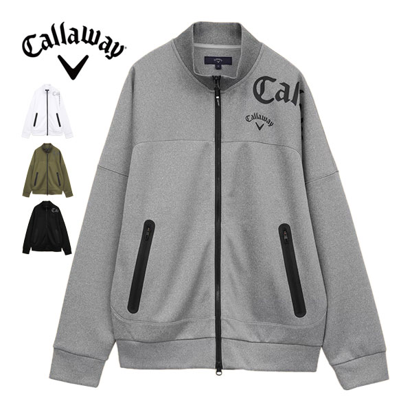 キャロウェイ ダブルニットフルジップ スウェット ミドラー ブルゾン ゴルフウェア メンズ 2025年春夏モデル M-3L C25117100
