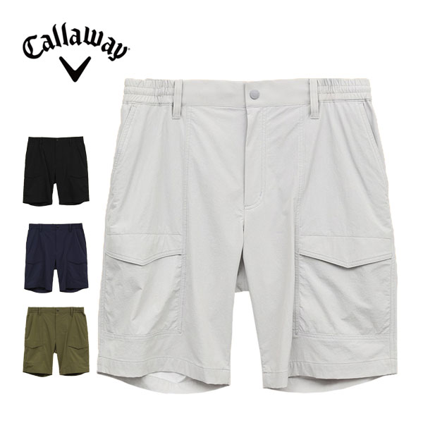 キャロウェイ 8WAYストレッチ 肌ドライ ショートパンツ ゴルフウェア メンズ 2025年春夏モデル S-4L C25127103