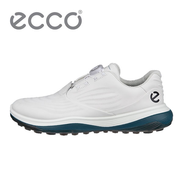 エコー LT1 BOA ゴルフシューズ メンズ 132274 カラー：ホワイト/ぺトロール(61203)