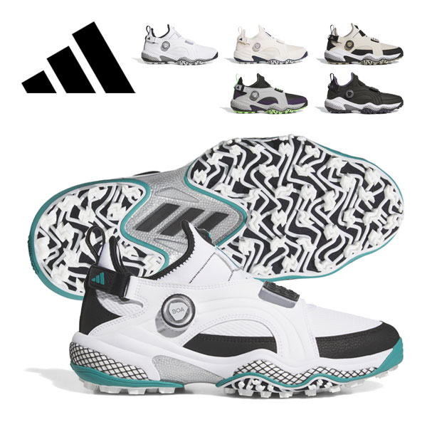 アディダス コードカオス 25 ミッドカット ボア スパイクレス ゴルフシューズ メンズ NQX22