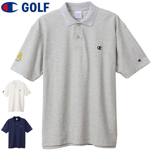 チャンピオン ポロシャツ ゴルフウェア メンズ Usaロゴ 半袖ポロ C3 Rg309 年春夏モデル M Xlの通販はau Pay マーケット ゴルフプラザ グリーンフィル