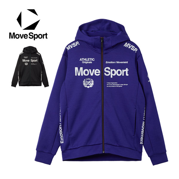 ムーブスポーツ 石川祐希選手着用 ACTIVE SUITS オーセンティック フルジップ スウェット フーディー トレーニング ウェア メンズ 2025秋冬モデル M-L ST5FSW40M