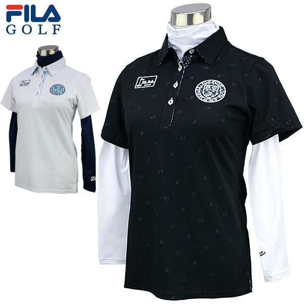フィラゴルフ レディース ゴルフウェア 半袖ポロシャツ ハイネック 長袖インナーシャツセット 750 503 年春夏モデル M Llの通販はau Pay マーケット ゴルフプラザ グリーンフィル