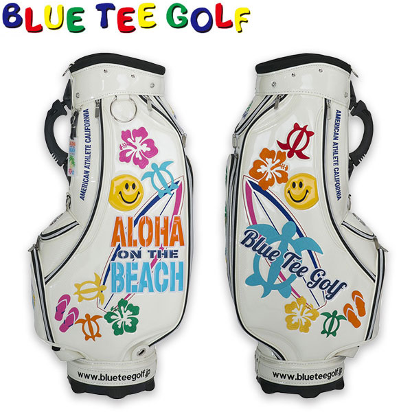ブルーティーゴルフ キャディバッグ アロハオンザビーチ カートキャディーバッグ CB-009