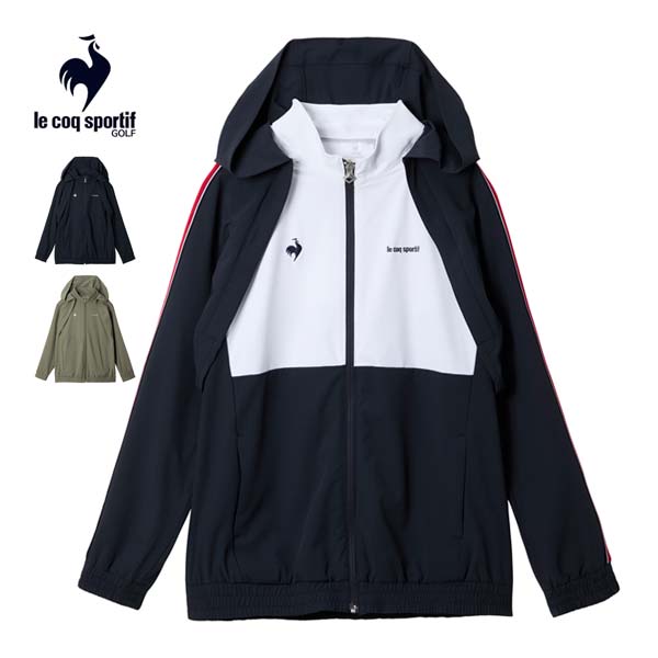 ルコックスポルティフ ゴルフ 2WAY フルジップ ブルゾン ウェア レディース 2025年秋冬モデル S-3L LG5FWB00L