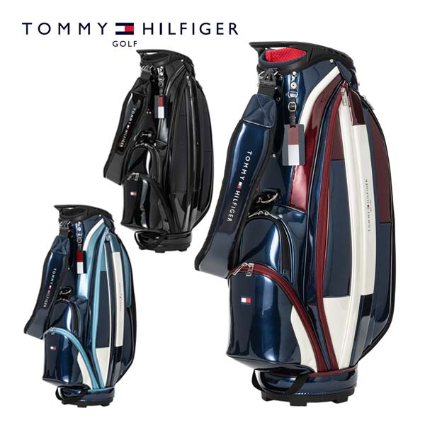 トミーヒルフィガー ゴルフ カート キャディバッグ エナメルスポーツ THMG5FC1