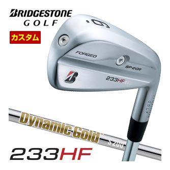 特注カスタムクラブ ブリヂストンゴルフ 233HF アイアン 4本セット[＃7-P] ダイナミックゴールド HT シャフト