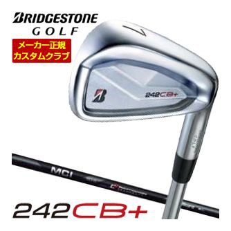 特注カスタムクラブ ブリヂストンゴルフ TOUR B 242CB+ アイアン 単品[＃4、＃5、＃6、＃7、＃8、＃9、PW] フジクラ MCI 80 / 100 Black