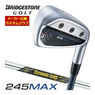 特注カスタムクラブ ブリヂストンゴルフ 245MAX アイアン 4本セット[＃7-P1] ダイナミックゴールド MID ツアーイシュー シャフト