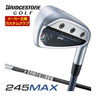 特注カスタムクラブ ブリヂストンゴルフ 245MAX アイアン 4本セット[＃7-P1] グラファイトデザイン ツアーAD シャフト