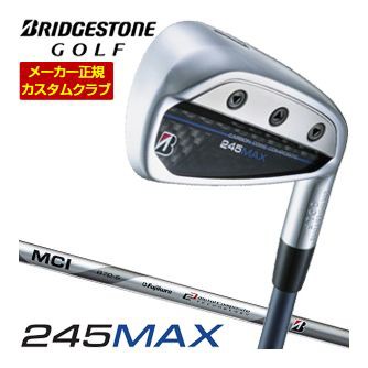 特注カスタムクラブ ブリヂストンゴルフ 245MAX アイアン 4本セット[＃7-P1] MCI B70 シャフト