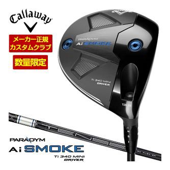 特注カスタムクラブ キャロウェイ PARADYM Ai SMOKE 340 MINI ドライバー TENSEI 45/50 for Callaway  シャフトの通販はau PAY マーケット - ゴルフプラザ グリーンフィル | au PAY マーケット－通販サイト