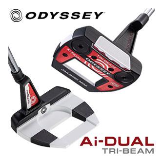オデッセイ Ai-DUAL TRI-BEAM JAILBIRD MINI CS パター STROKE LAB 90 スチールシャフト