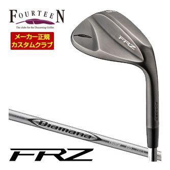 特注カスタムクラブ フォーティーン FRZ ウエッジ スモーキーサテン仕上げ 三菱 ディアマナ Thump Iron シャフト