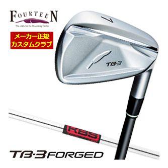 特注カスタムクラブ フォーティーン 2025NEW TB-3 FORGED アイアン KBS TOUR シャフト 単品[＃5、＃6、＃7、＃8、＃9、PW]