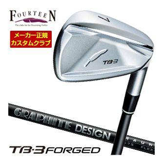 特注カスタムクラブ フォーティーン 2025NEW TB-3 FORGED アイアン RAUNE IRON i105 シャフト 単品[＃5、＃6、＃7、＃8、＃9、PW]